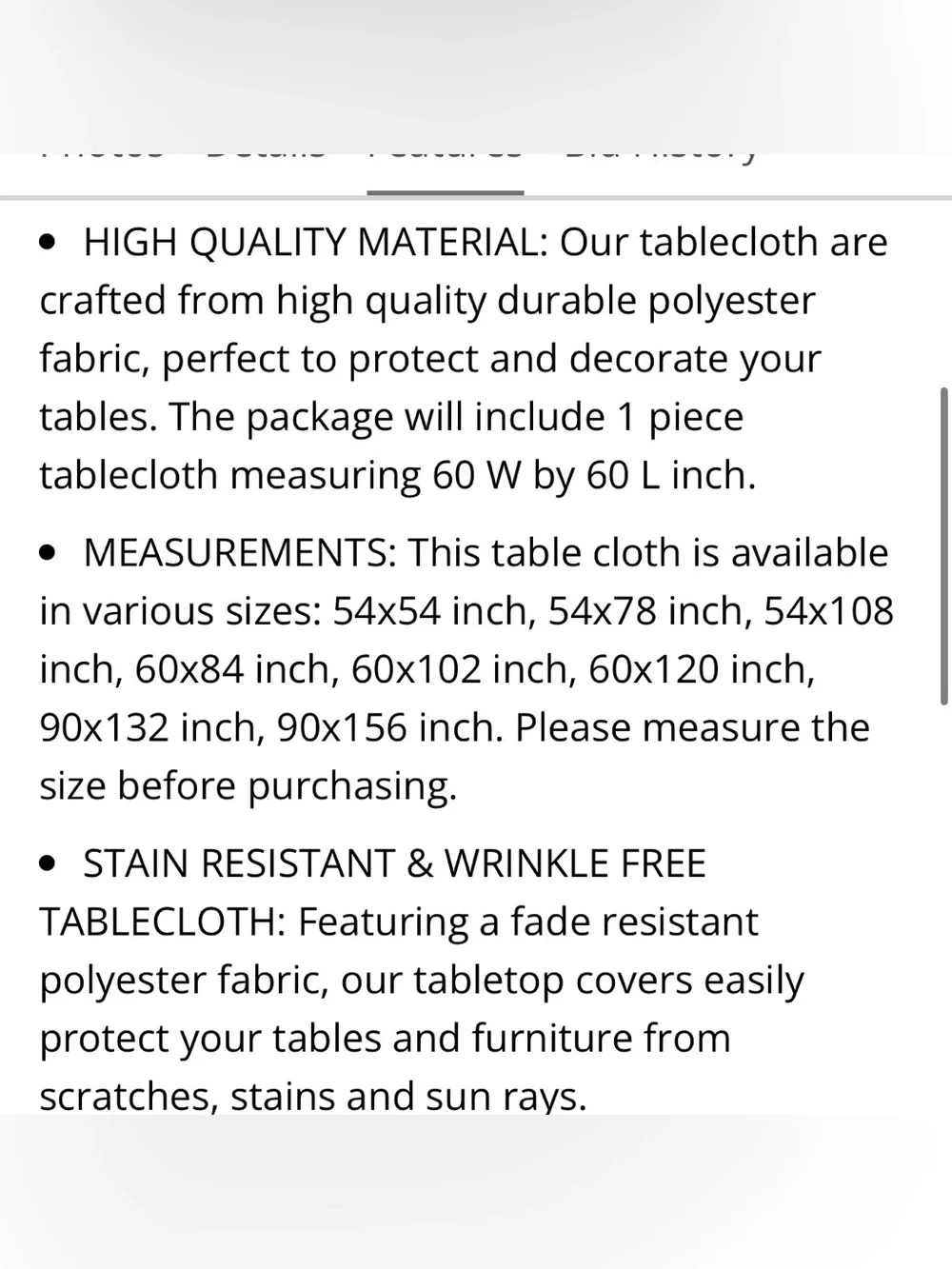 Classic Tablecloth Polyester SQUARE 60x60” PINK